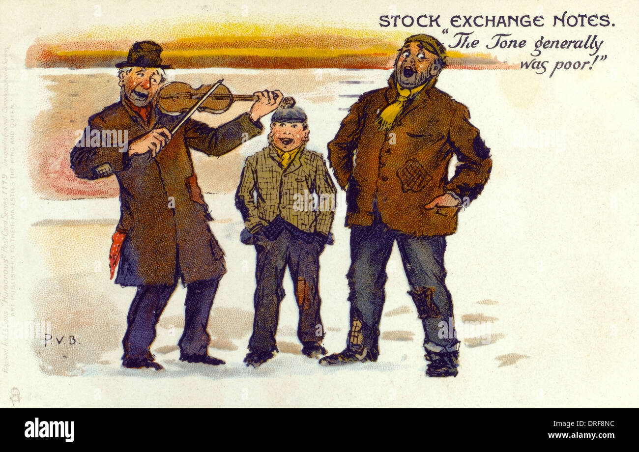 Stock Exchange Notes (3/4) - Marché d'Ours Banque D'Images