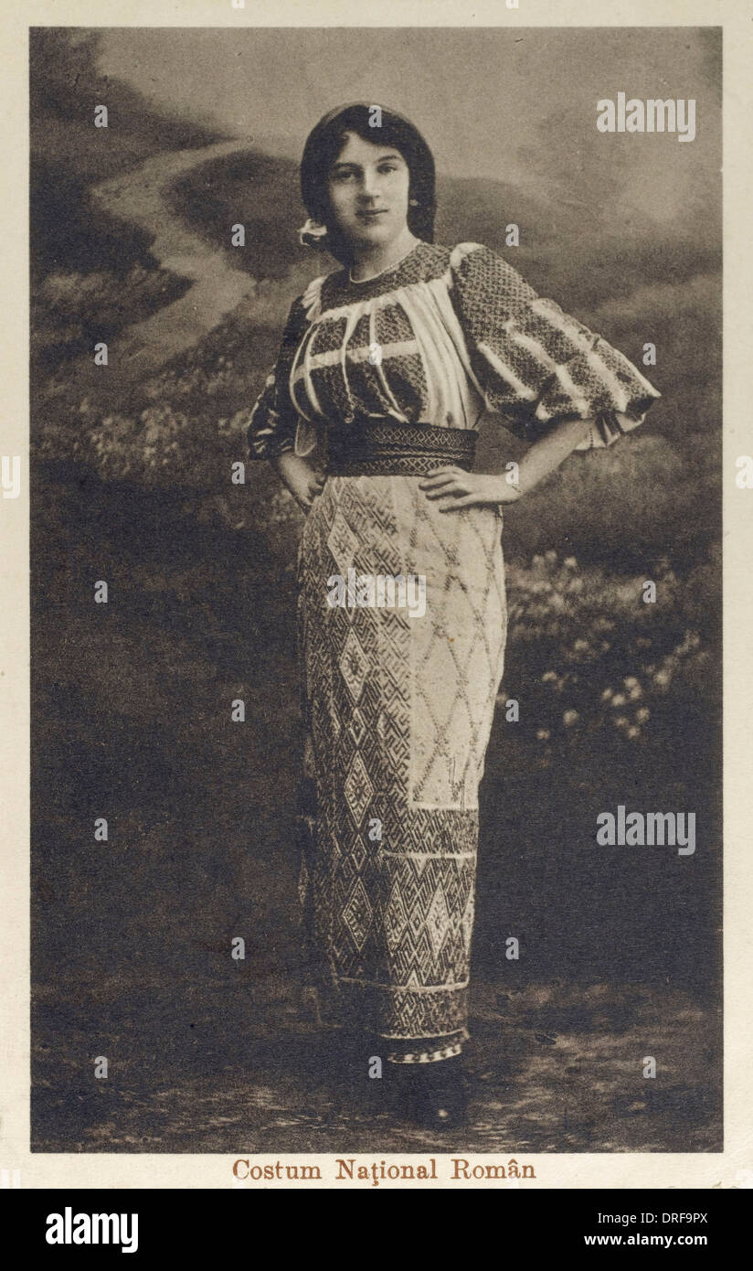 Femme roumaine Banque D'Images