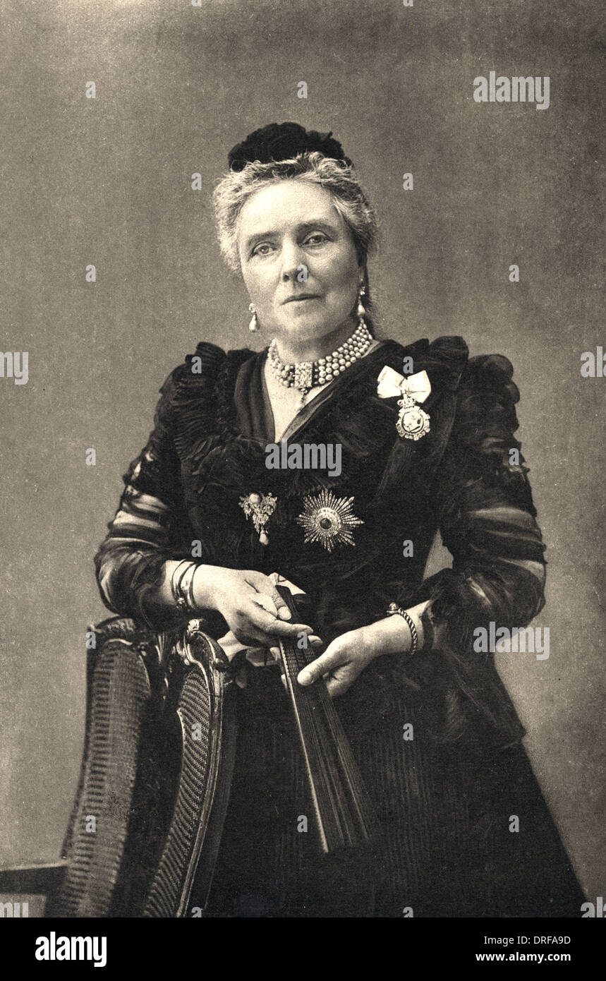 La princesse Victoria, Princesse royale de Grande-Bretagne, la princesse de Prusse, plus tard, l'Impératrice de la Prusse (1840-1901) Banque D'Images