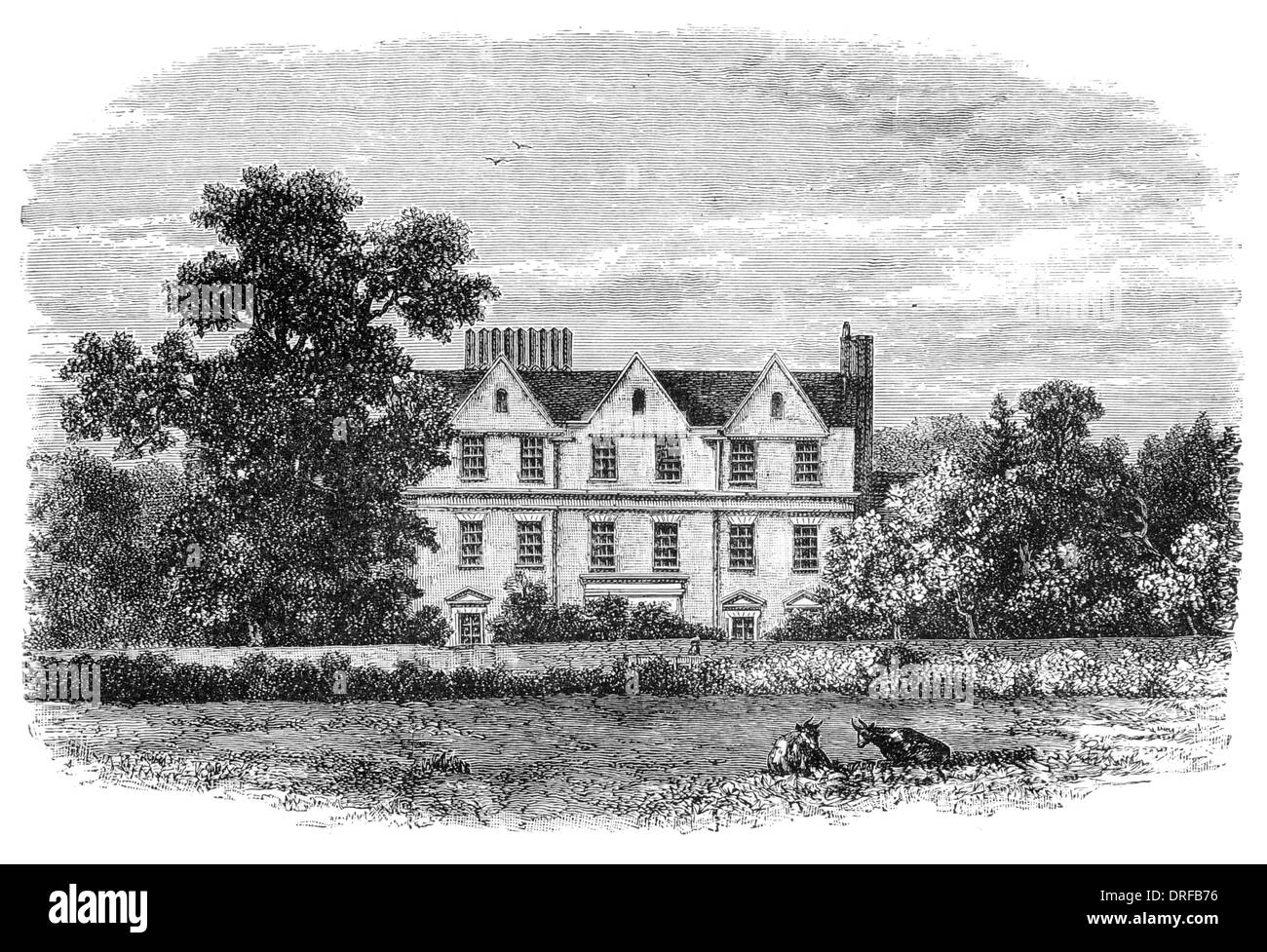 Boston Manor House de Londres 1799 Banque D'Images