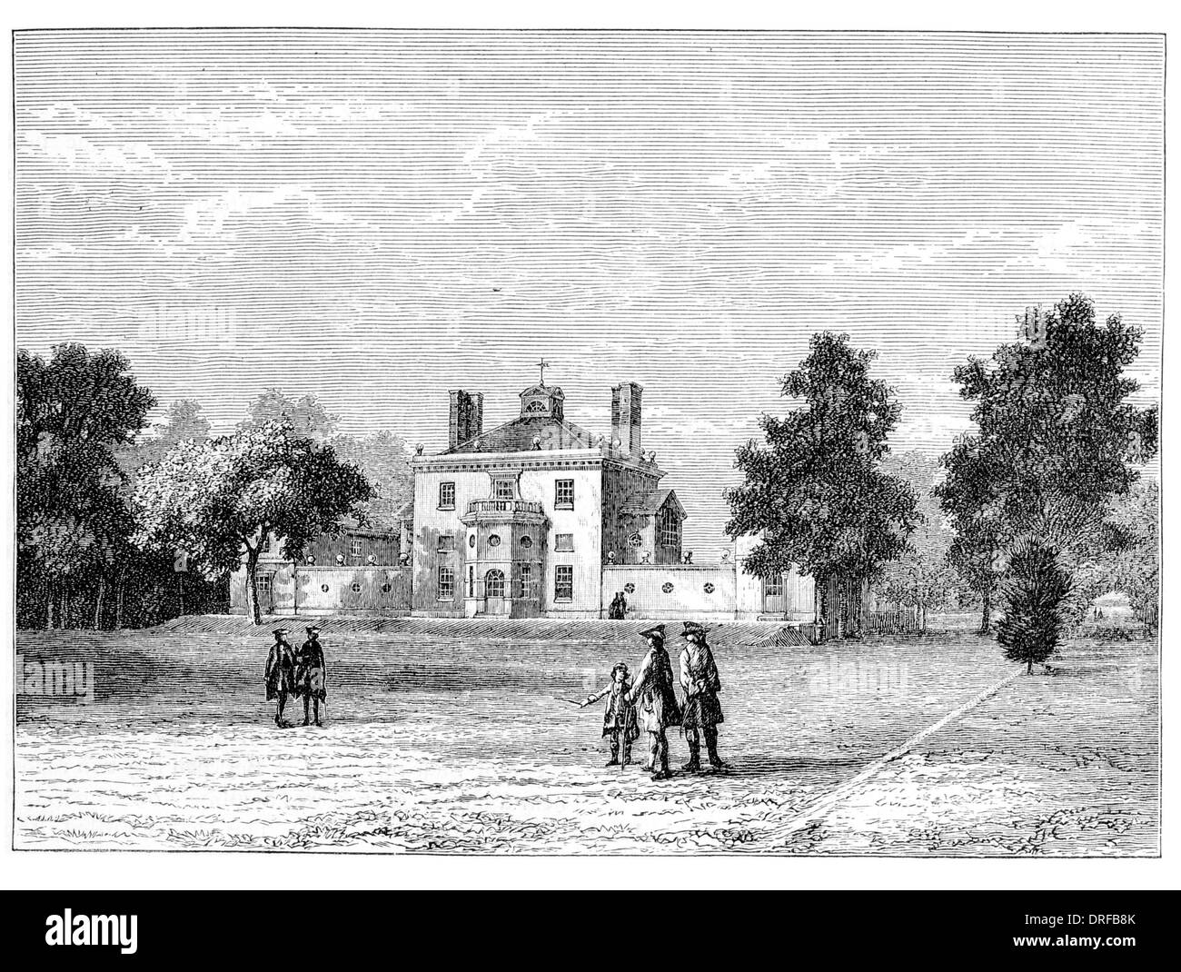 Whitton Park London Borough of Richmond upon Thames 1800 Banque D'Images