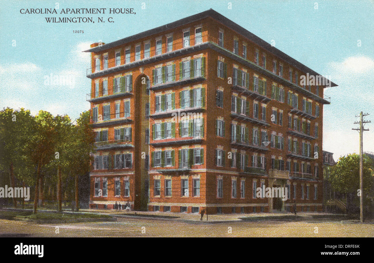 Carolina Apartment House, Wilmington Banque D'Images