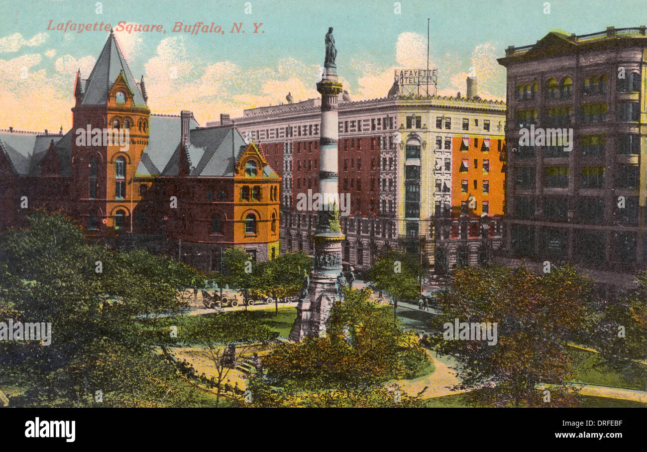 Lafayette Square, Buffalo, New York State, USA Banque D'Images