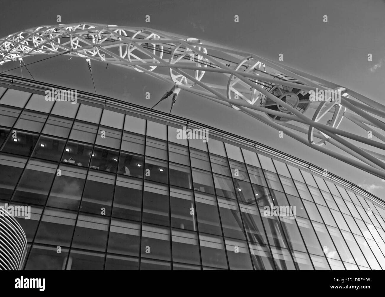 Détail de Wembley montrant l'Arch, London Borough of Brent, London, Angleterre, Royaume-Uni Banque D'Images