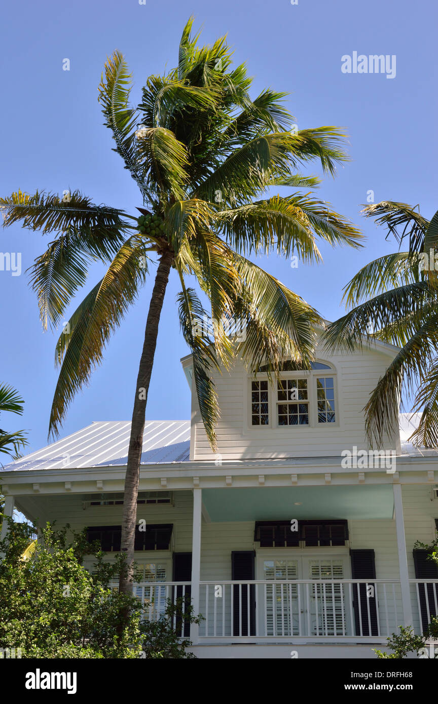 Key West Florida homes et de l'architecture Banque D'Images