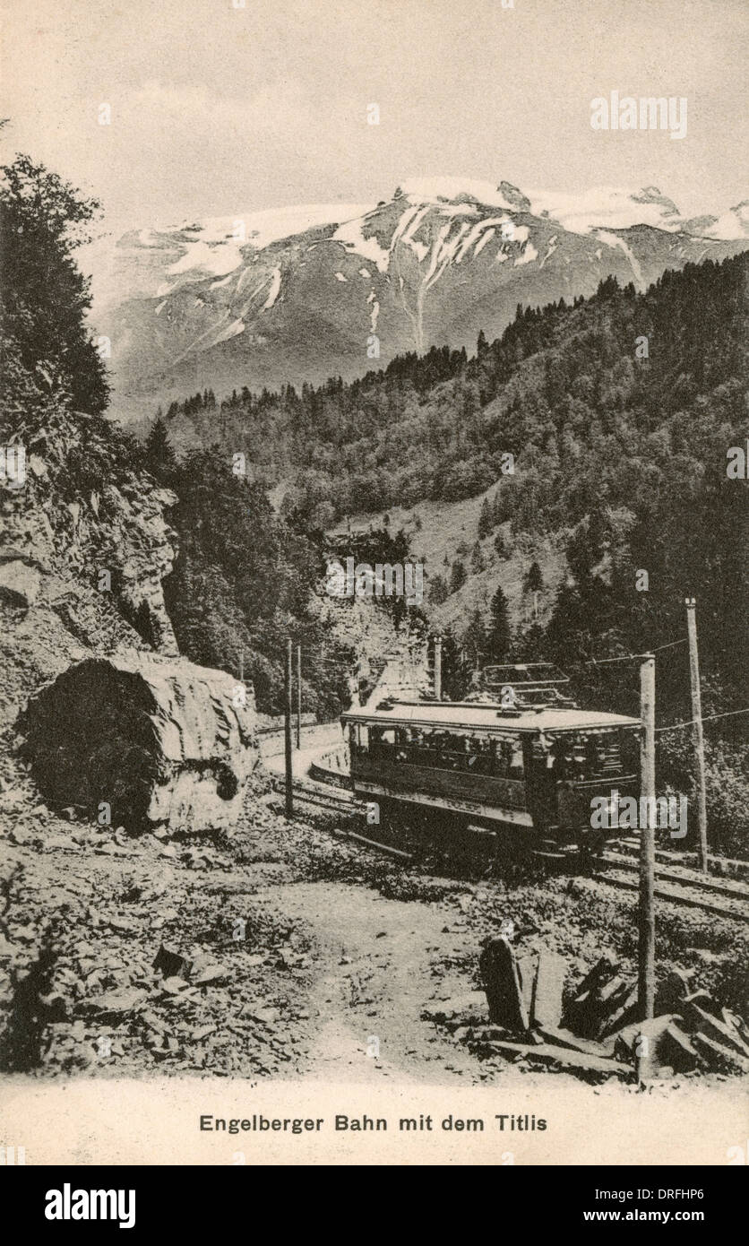 Luzern-Stans-Engelberg-Bahn , Suisse Banque D'Images