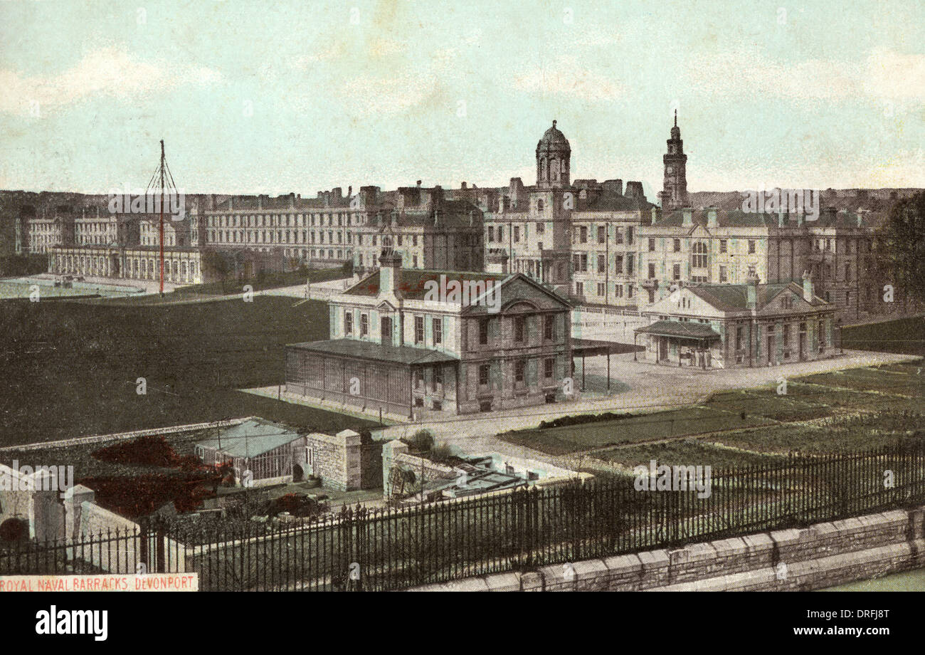 Royal Naval Barracks - Devonport, Plymouth Banque D'Images