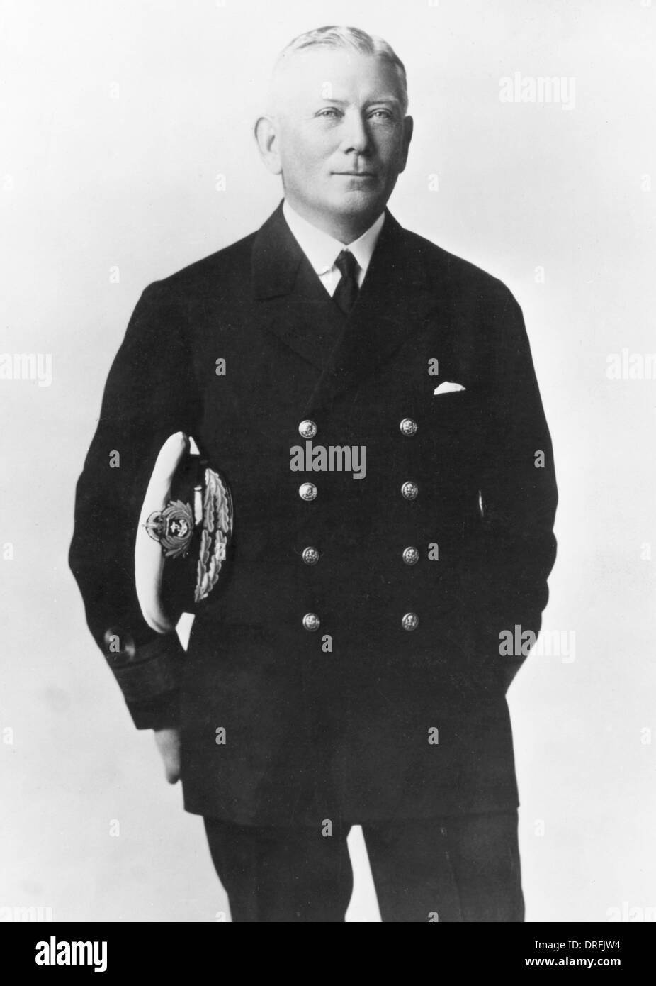 L'officier de marine britannique non identifié Banque D'Images