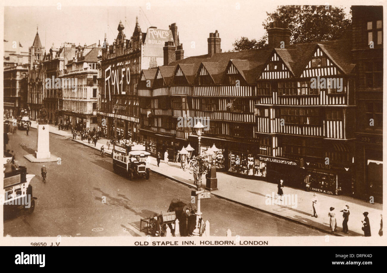 Old Inn discontinues, Holborn, London Banque D'Images