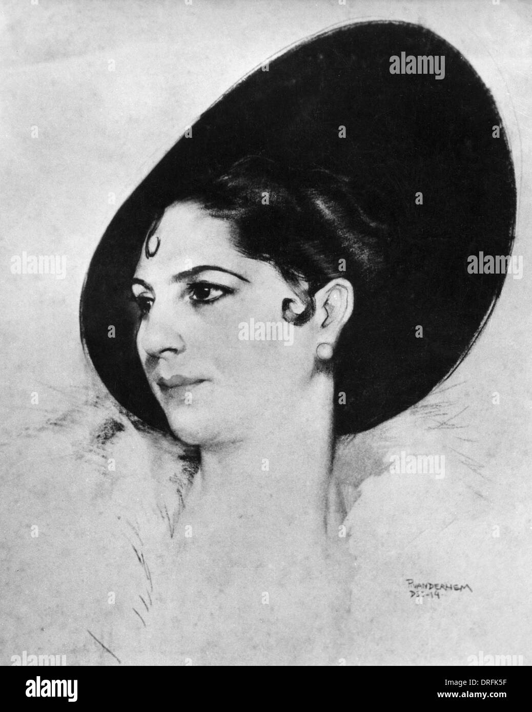 Mata Hari, danseuse, courtisane et espion possible Banque D'Images