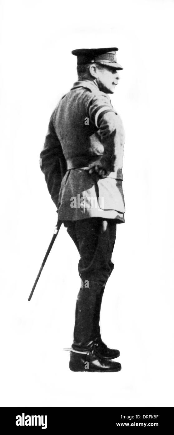Sir Douglas Haig sur le front ouest, WW1 Banque D'Images