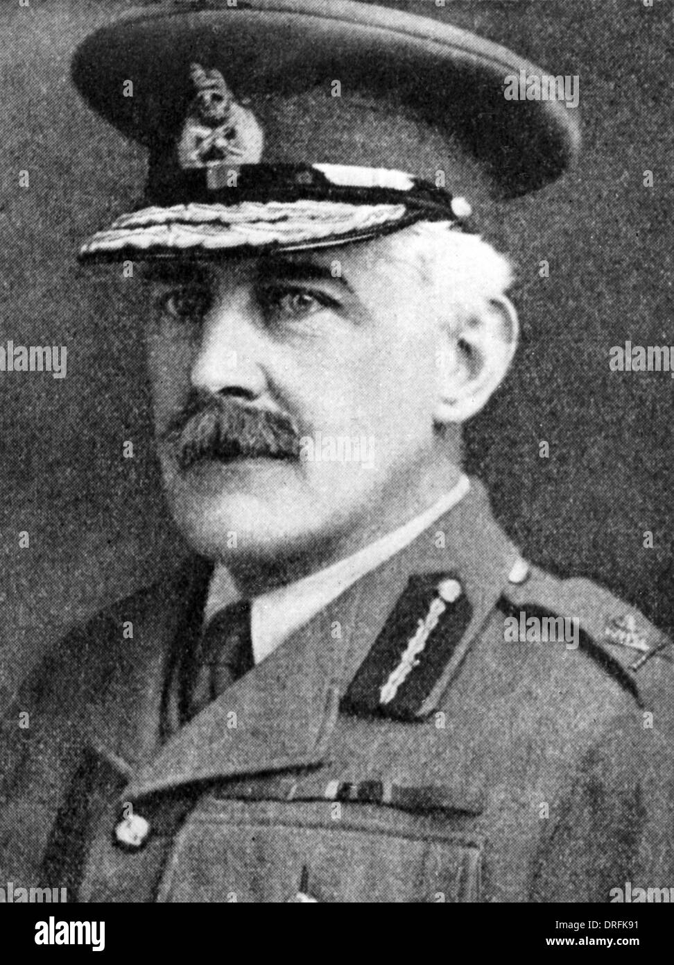 Sir George Harper, officier de l'armée britannique, WW1 Banque D'Images
