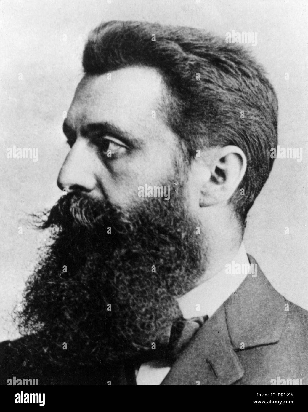 Theodor Herzl, journaliste, fondateur du sionisme Banque D'Images