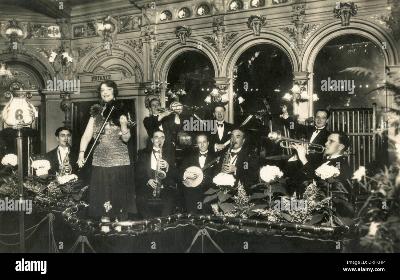 Restaurant Frascati Orchestra, Oxford Street, Londres W1 Banque D'Images