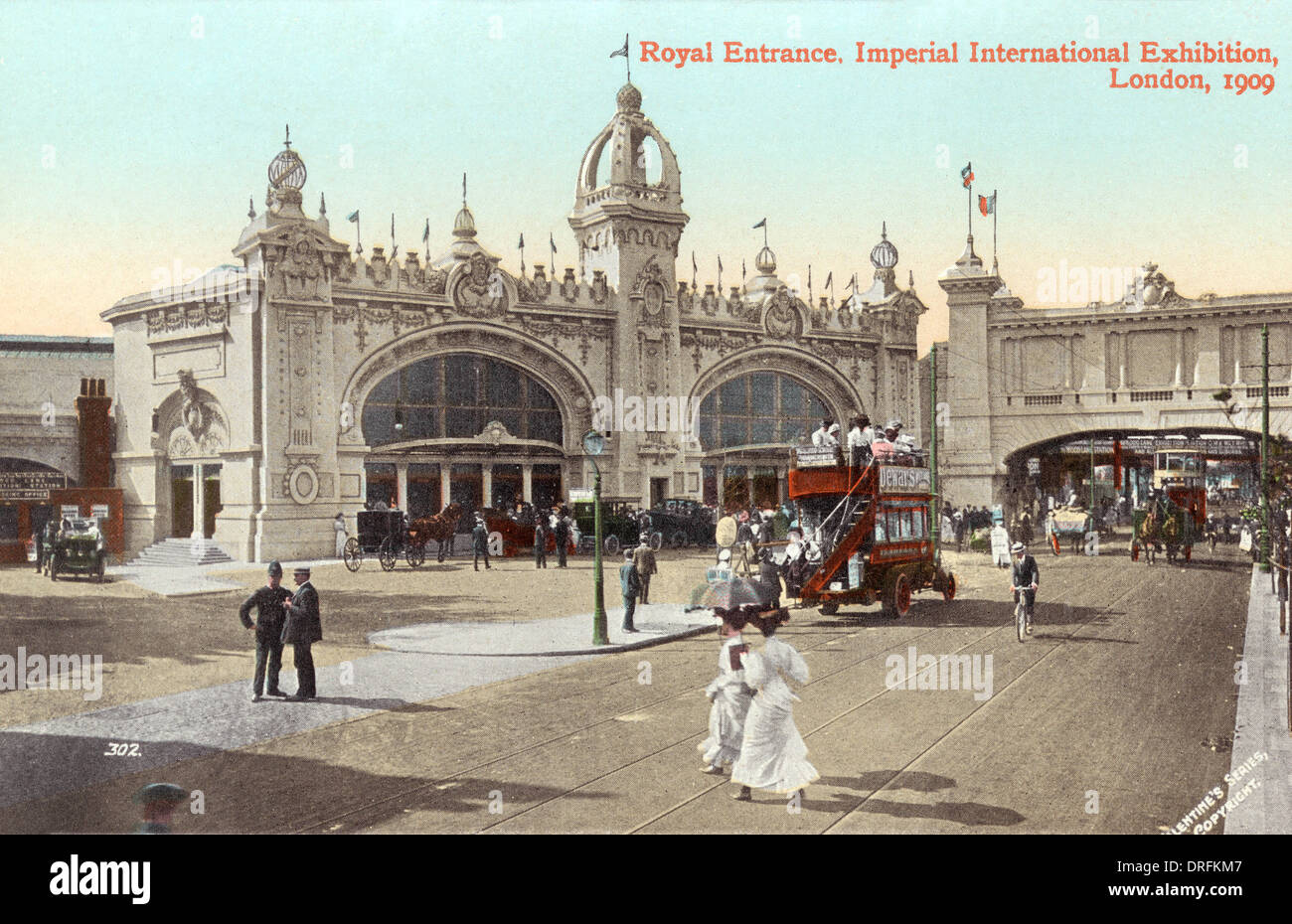 Entrée royale, Imperial International Exhibition, Londres Banque D'Images