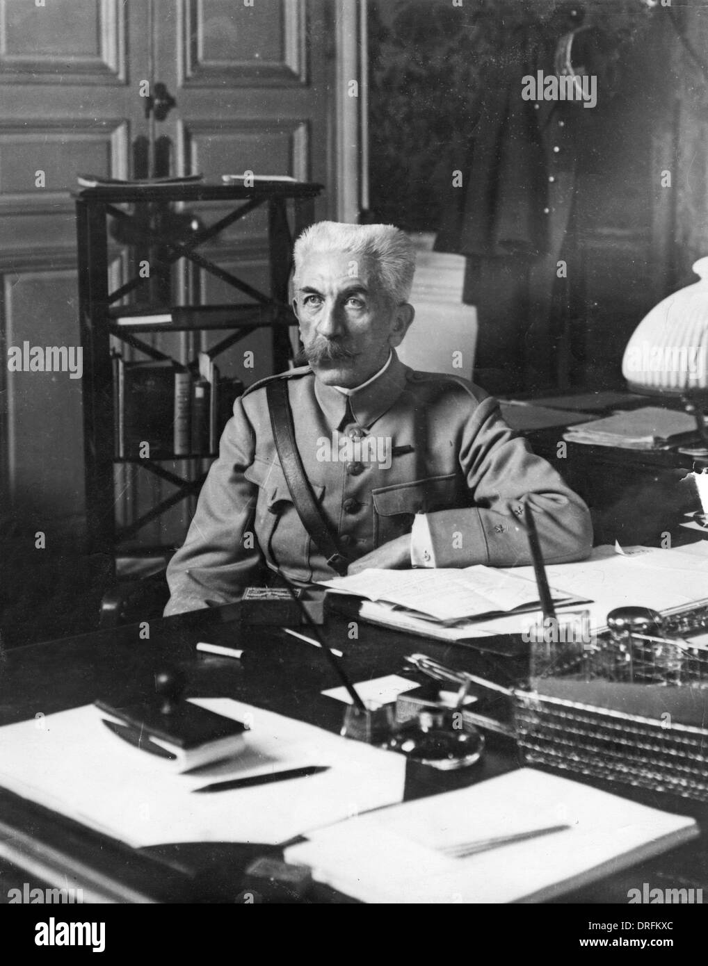 Général Hubert Lyautey, officier de l'armée française, WW1 Banque D'Images