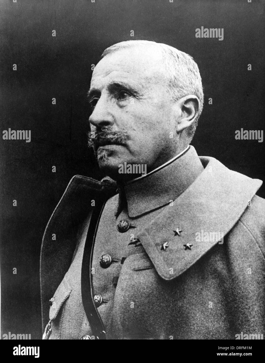 Général Robert Nivelle, officier de l'armée française, WW1 Banque D'Images