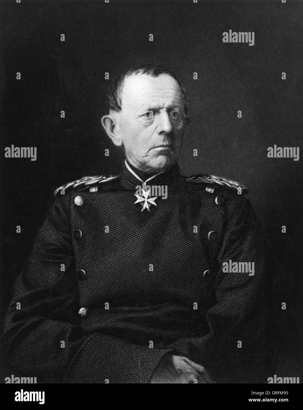 Le général von Moltke (père), officier de l'armée prussienne Banque D'Images Le général von Moltke (père), officier de l'armée prussienne Banque D'Images