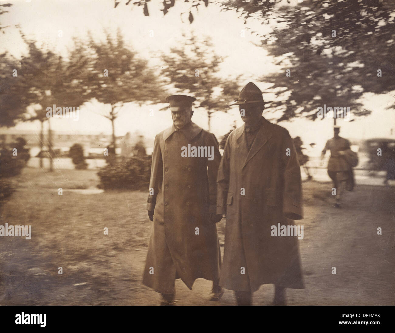 Le général John Pershing, officier de l'armée américaine, WW1 Banque D'Images