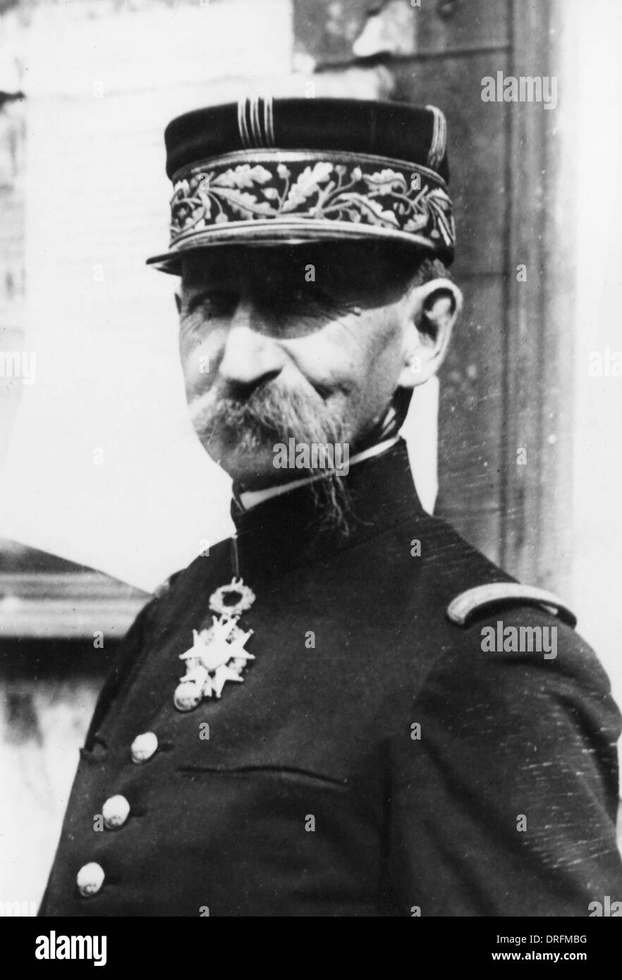 Le Général Henri Gabriel Putz, officier de l'armée française, WW1 Banque D'Images