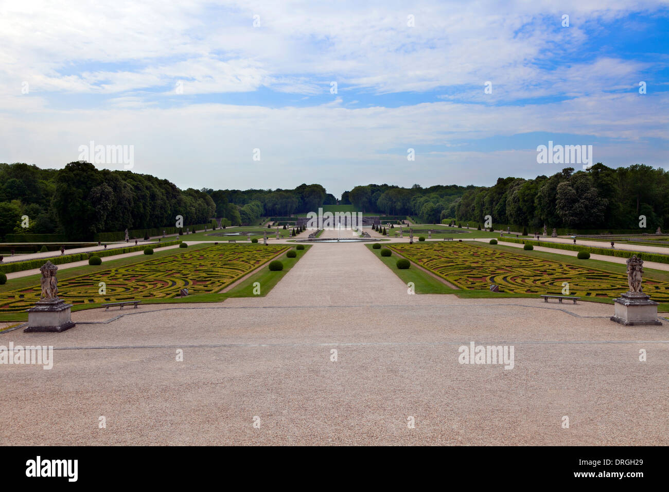 Magnifique parc à Paris Banque D'Images