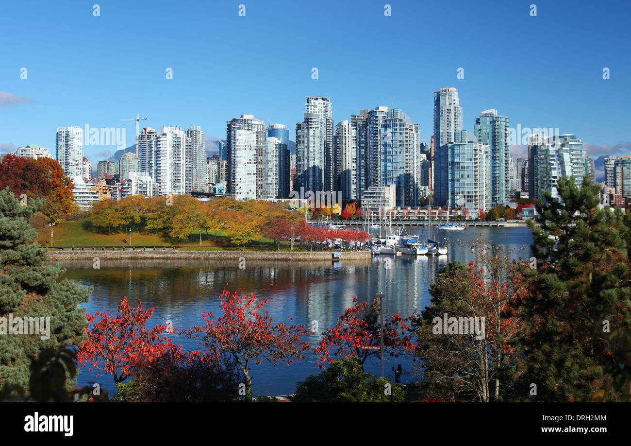 La ville de Vancouver au Canada Banque D'Images