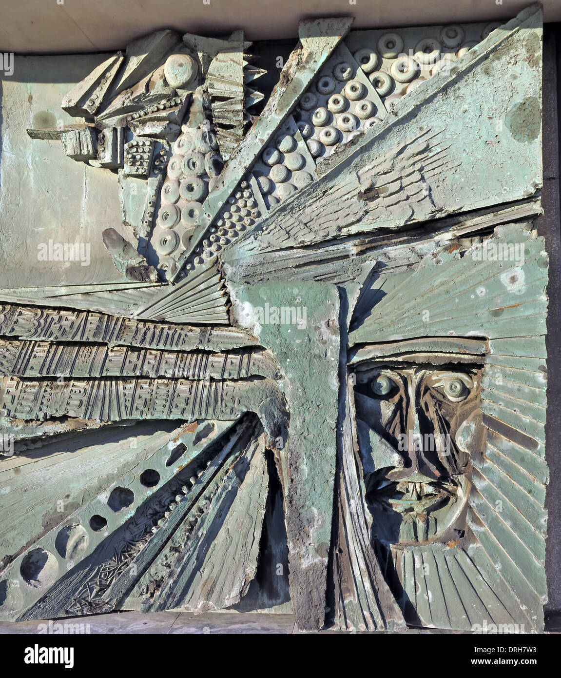 La porte ouest détail porte de cathédrale catholique Liverpool , espoir , St Merseyside England, UK - Mt Pleasant, Liverpool L3 5TQ Banque D'Images