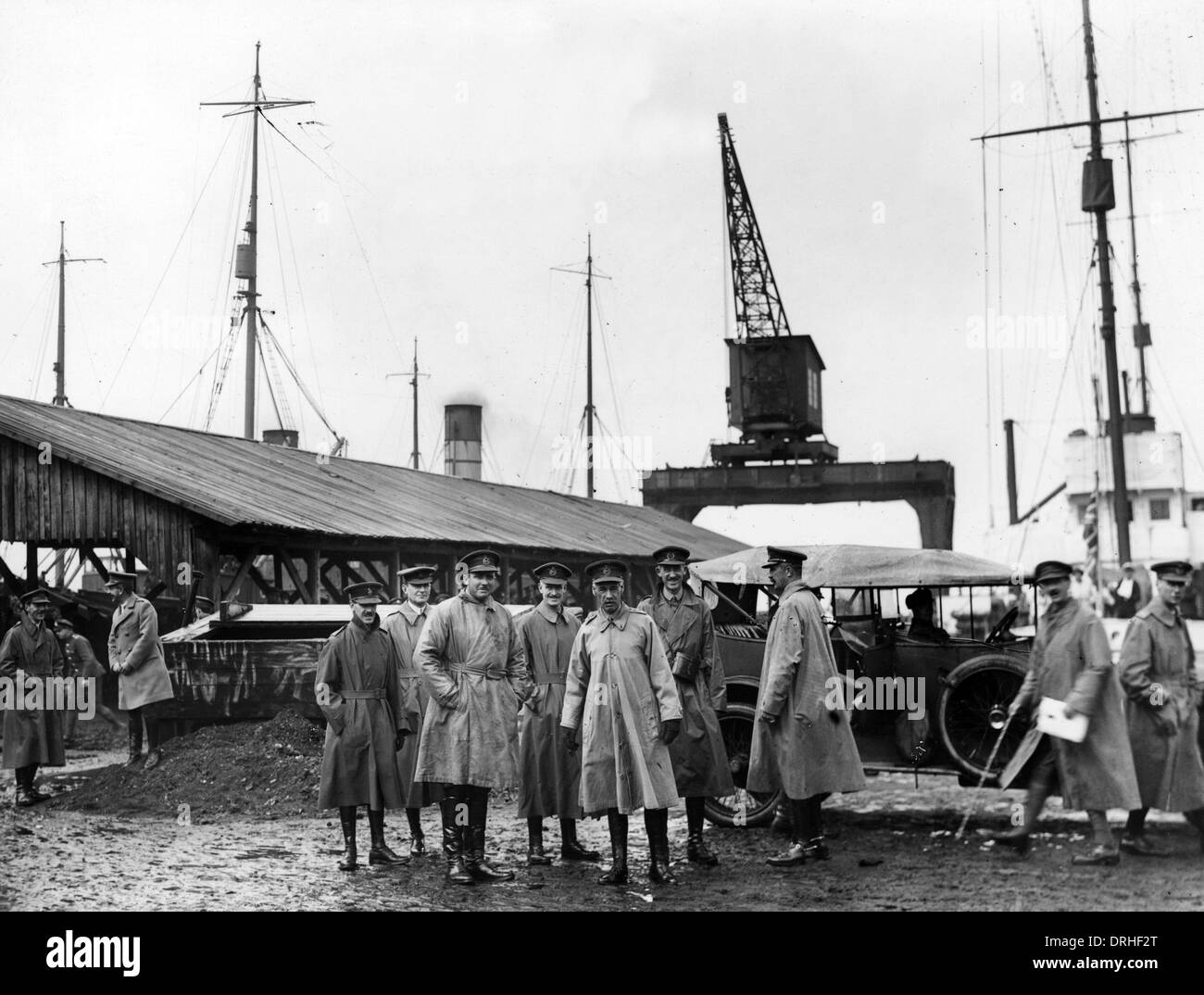 Général Rawlinson et le général Ironside, Archange Banque D'Images