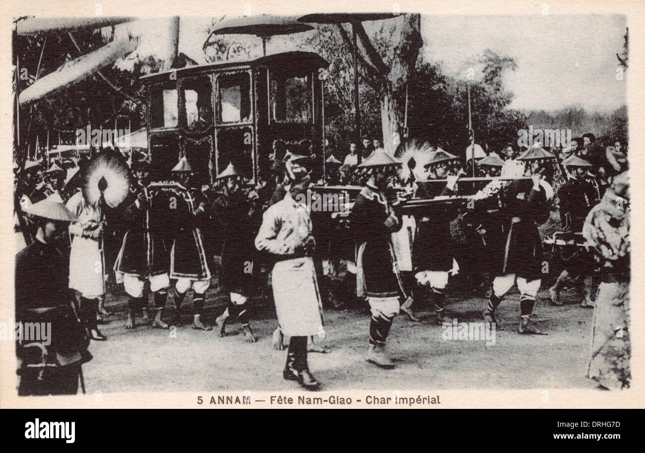 Vietnam - Hue - Nam-Giao Festival - Président Impérial Banque D'Images