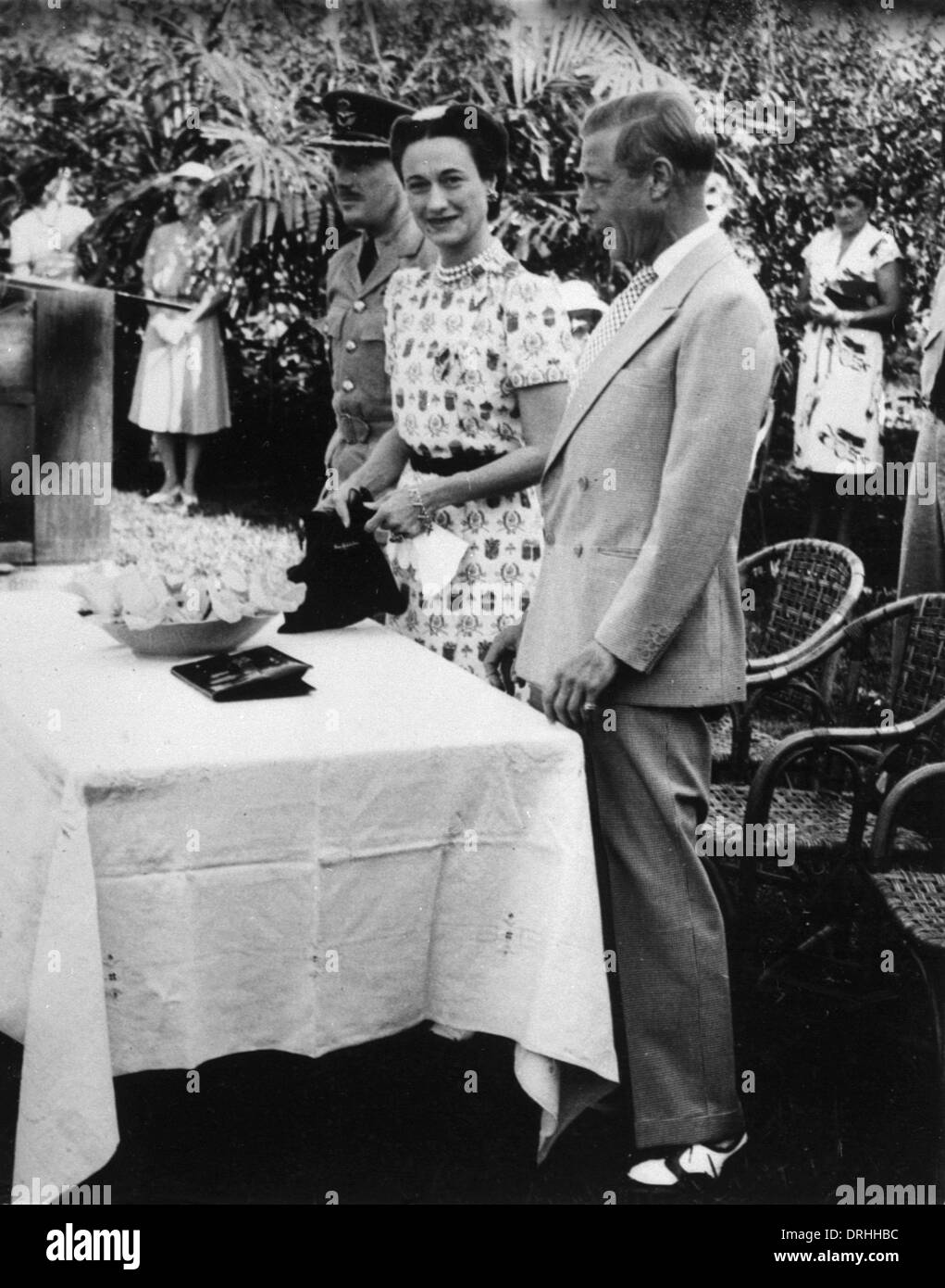 Le duc et la duchesse de Windsor aux Bahamas Banque D'Images