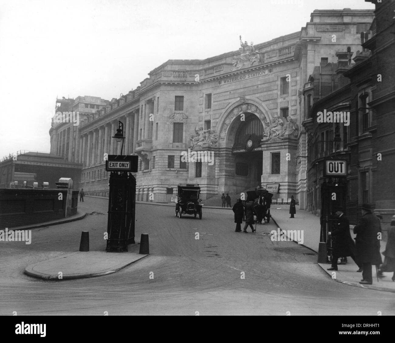 L'entrée de la gare de Waterloo, Londres Banque D'Images