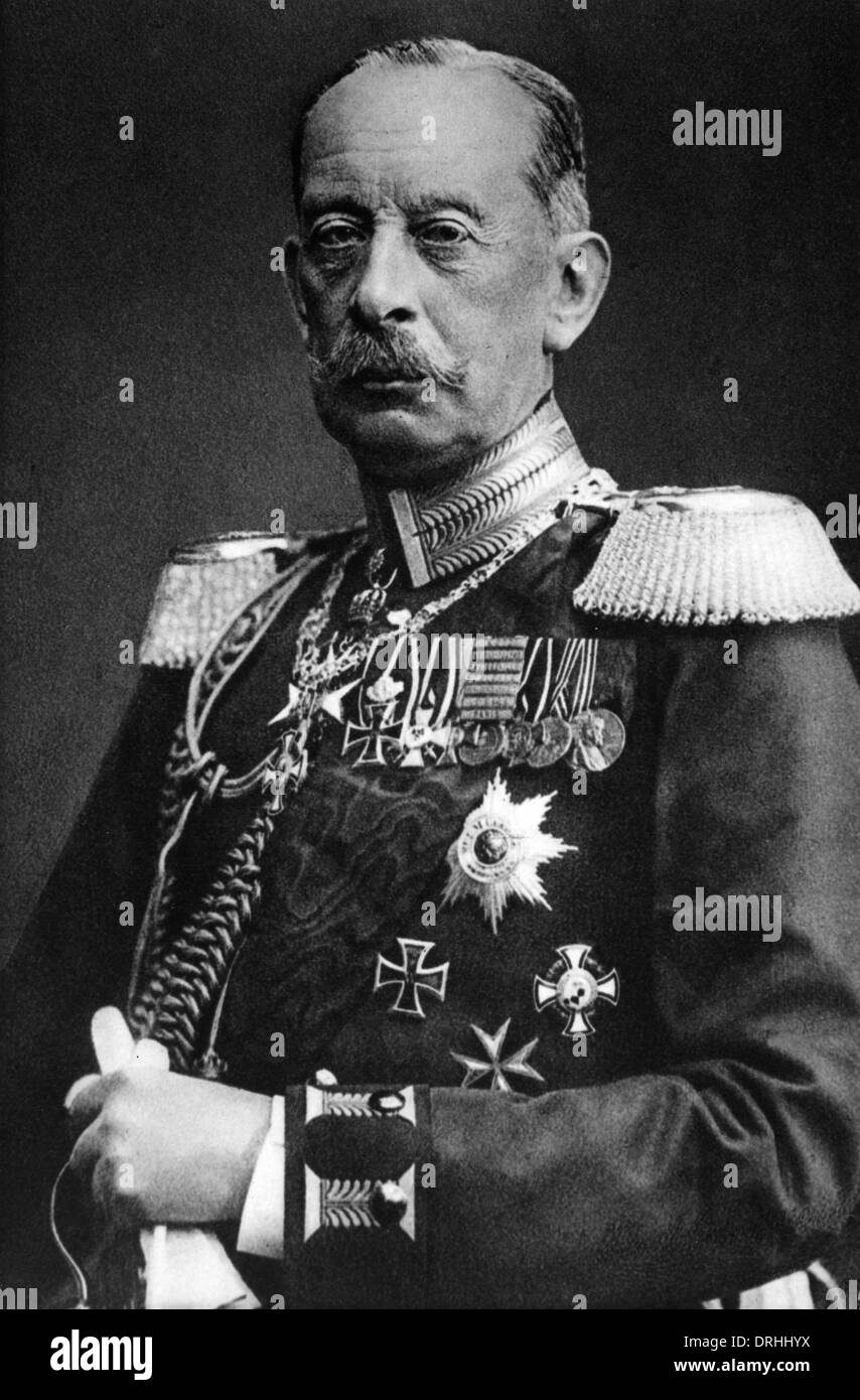 Alfred von Schlieffen, officier de l'armée allemande Banque D'Images