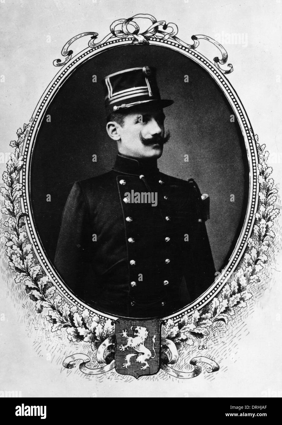 Léon de Witte, commandant de l'armée belge Banque D'Images