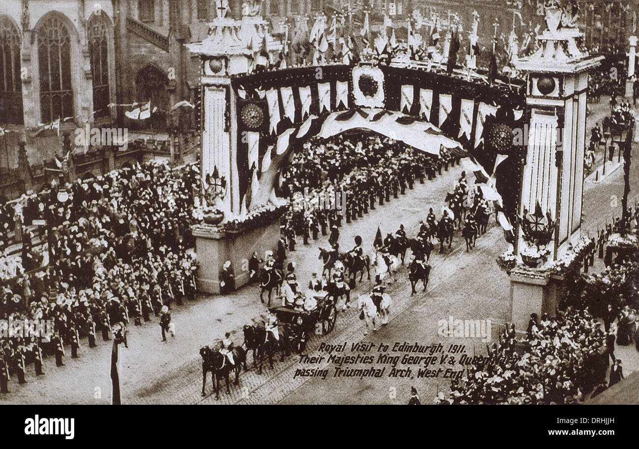 Visite royale à Édimbourg (3/3) Banque D'Images