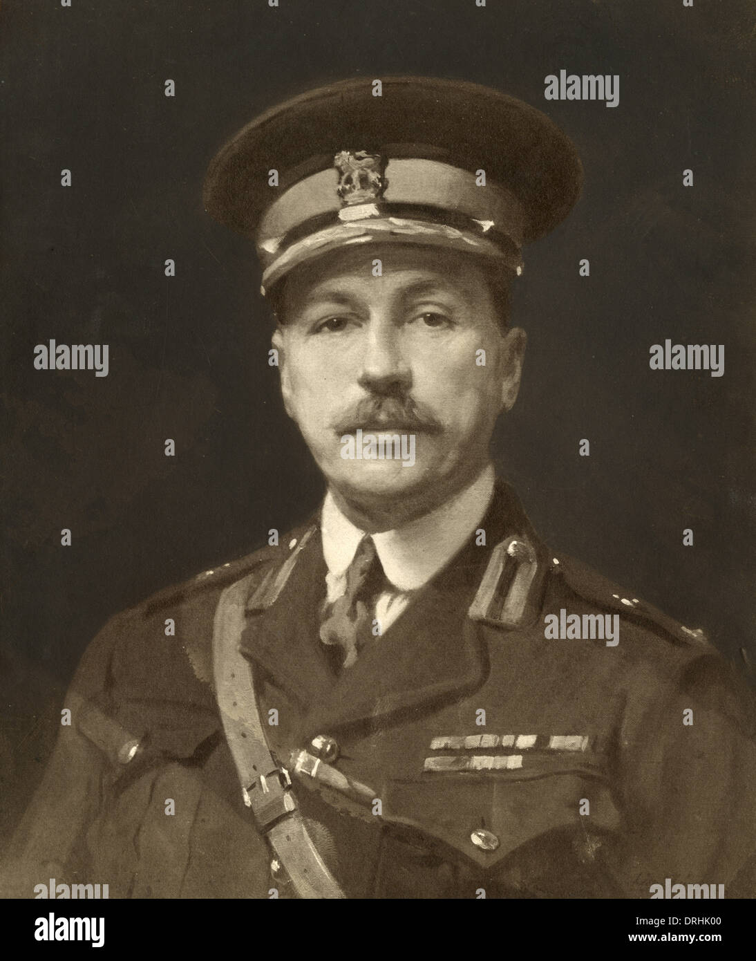 Le Brigadier général Malcolm Peake, officier de l'armée britannique, WW1 Banque D'Images