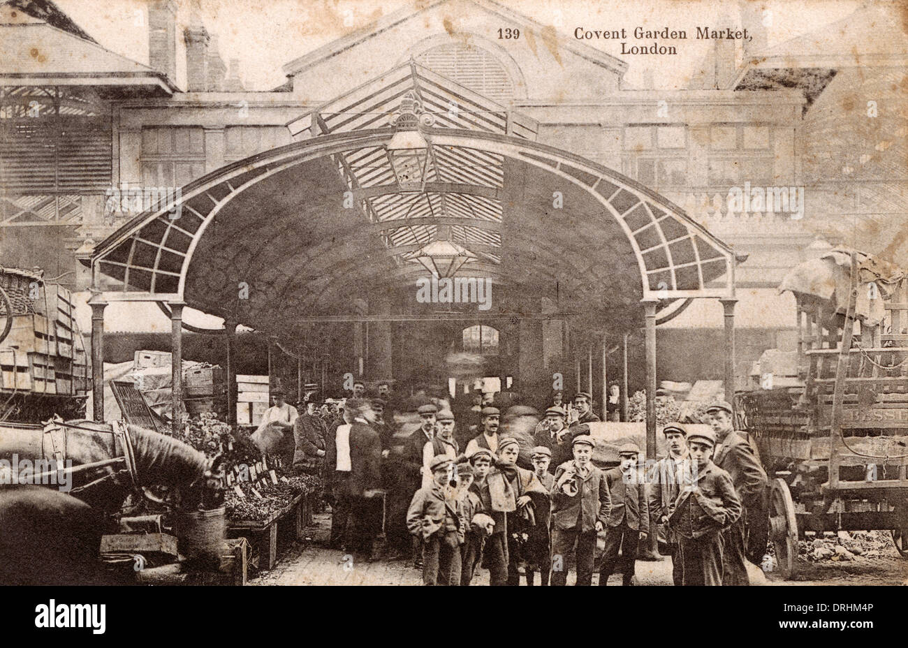 Marché couvert de Covent Garden, Londres Banque D'Images