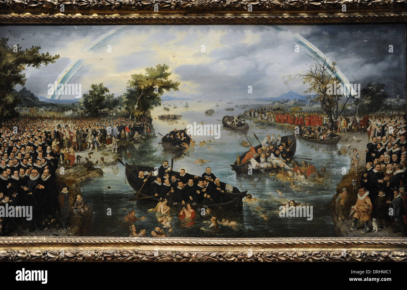 Adriaen Pietersz van de Venne (ch. 1589-1662). Peintre hollandais. La pêche de l'âme, 1614. Rijksmuseum. Amsterdam. La Hollande. Banque D'Images