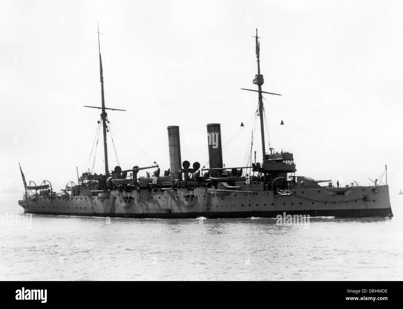 Le HMS Endymion, Edgar-class cruiser, WW1 Banque D'Images