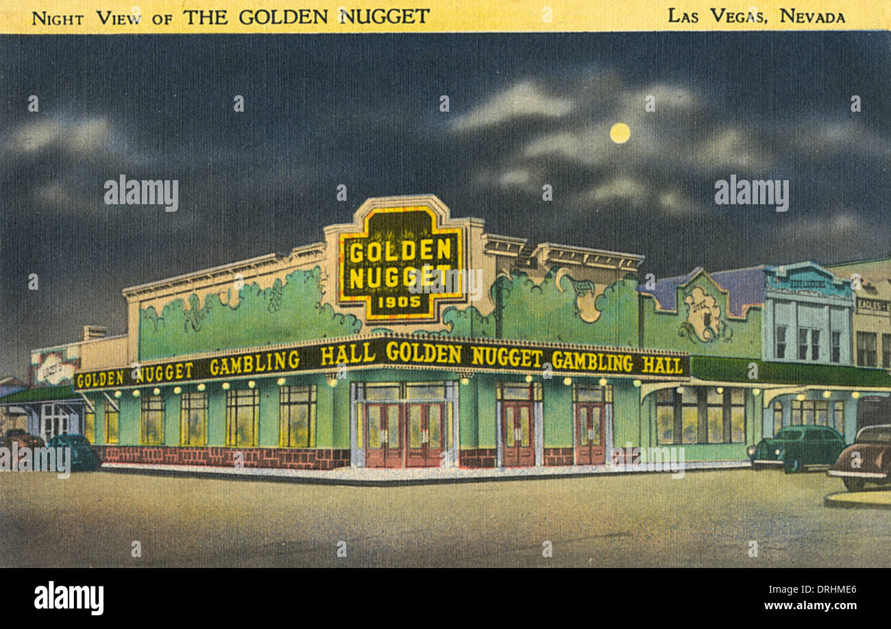 Le Golden Nugget, Las Vegas, Nevada, USA Banque D'Images