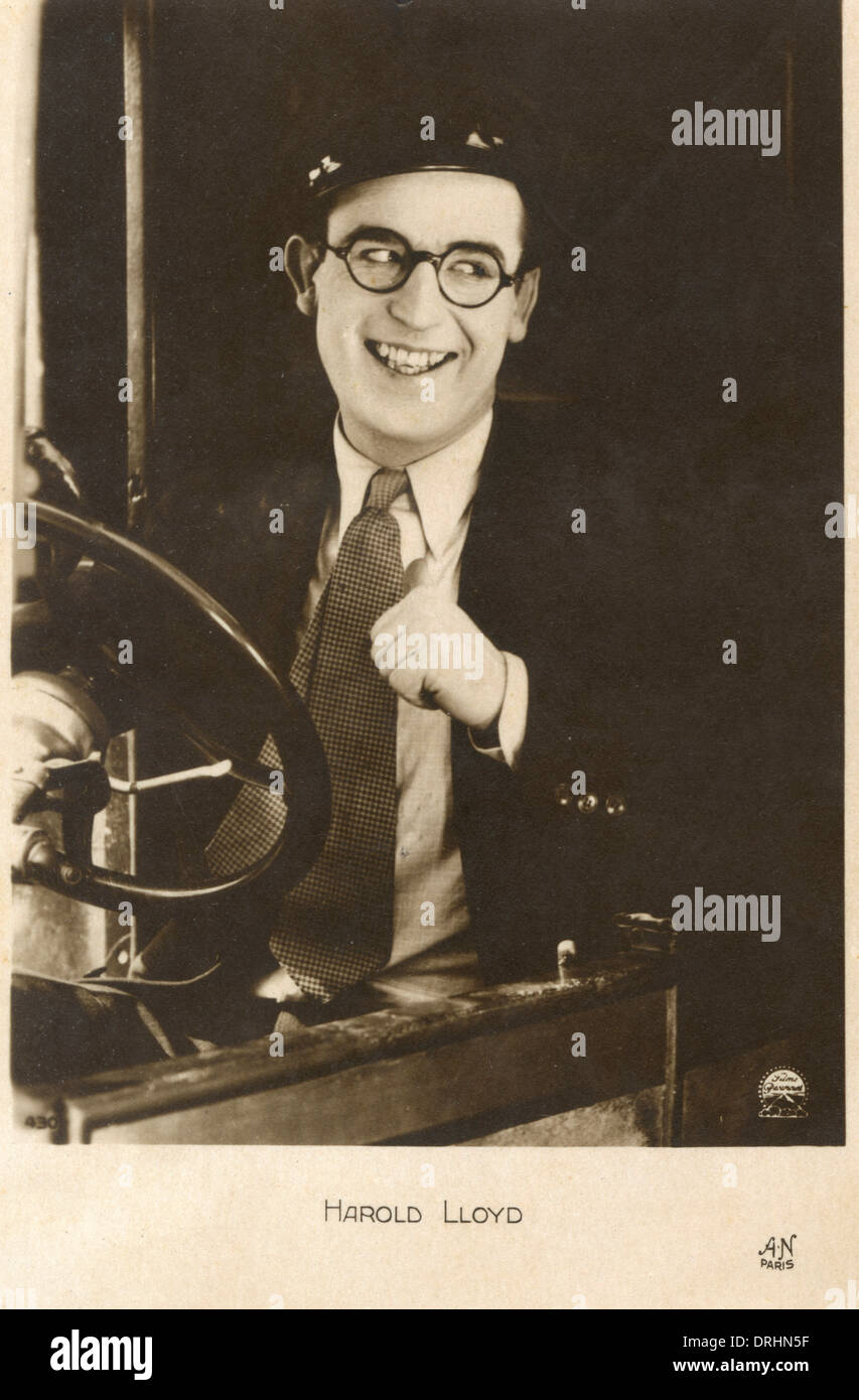 Harold Lloyd dans Speedy Banque D'Images