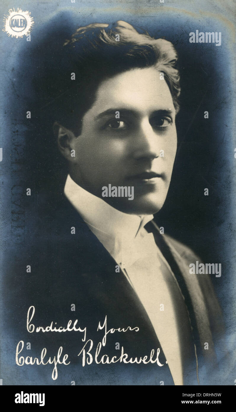 Carlyle Blackwell - acteur de cinéma muet américain Banque D'Images