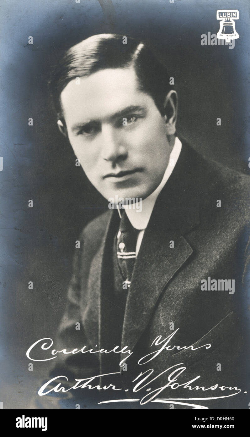 Arthur C. Johnson - star du cinéma muet américain Banque D'Images