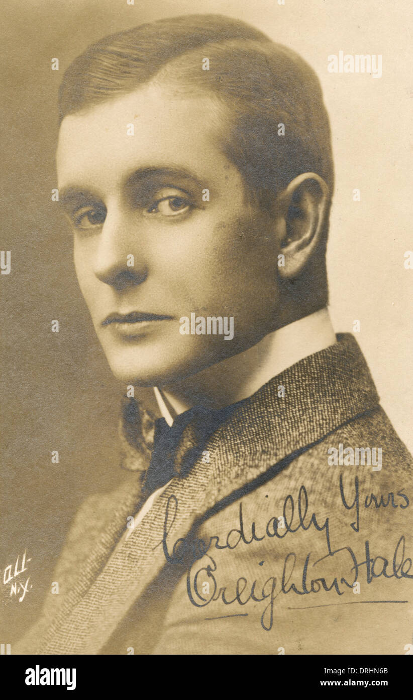 Creighton Hale - acteur de cinéma muet américain Banque D'Images