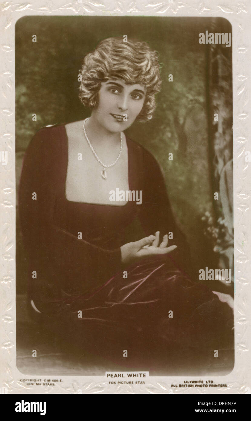 Pearl Fay White - Actrice américaine et star stunt Banque D'Images