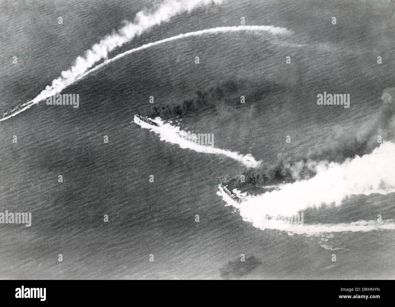 L'action de la marine italienne (vue de dessus, WW1 Banque D'Images