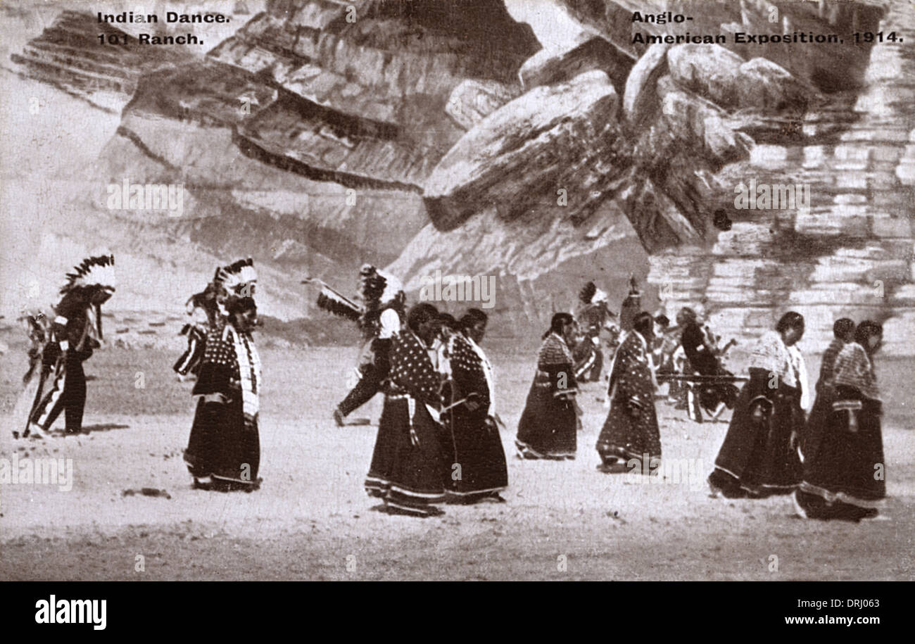 Exposition anglo-américaine - 101 Ranch Wild West Show Banque D'Images