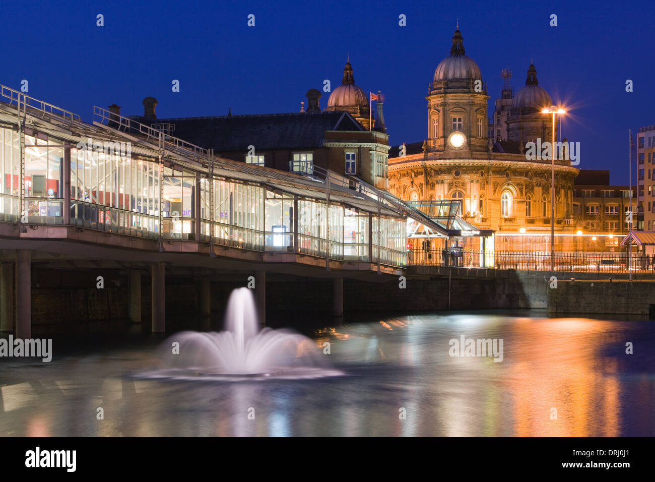Princes Quay et le Musée Maritime, Hull (Kingston-upon-Hull), East Yorkshire, UK. Janvier 2014. Banque D'Images