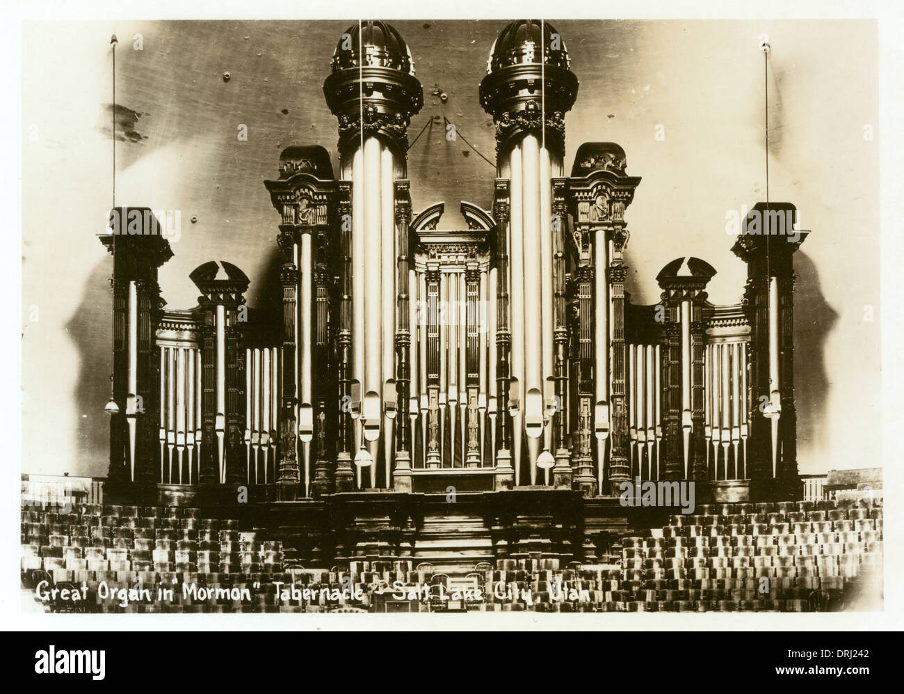 Grand orgue de la Mormon Tabernacle - Salt Lake City Banque D'Images