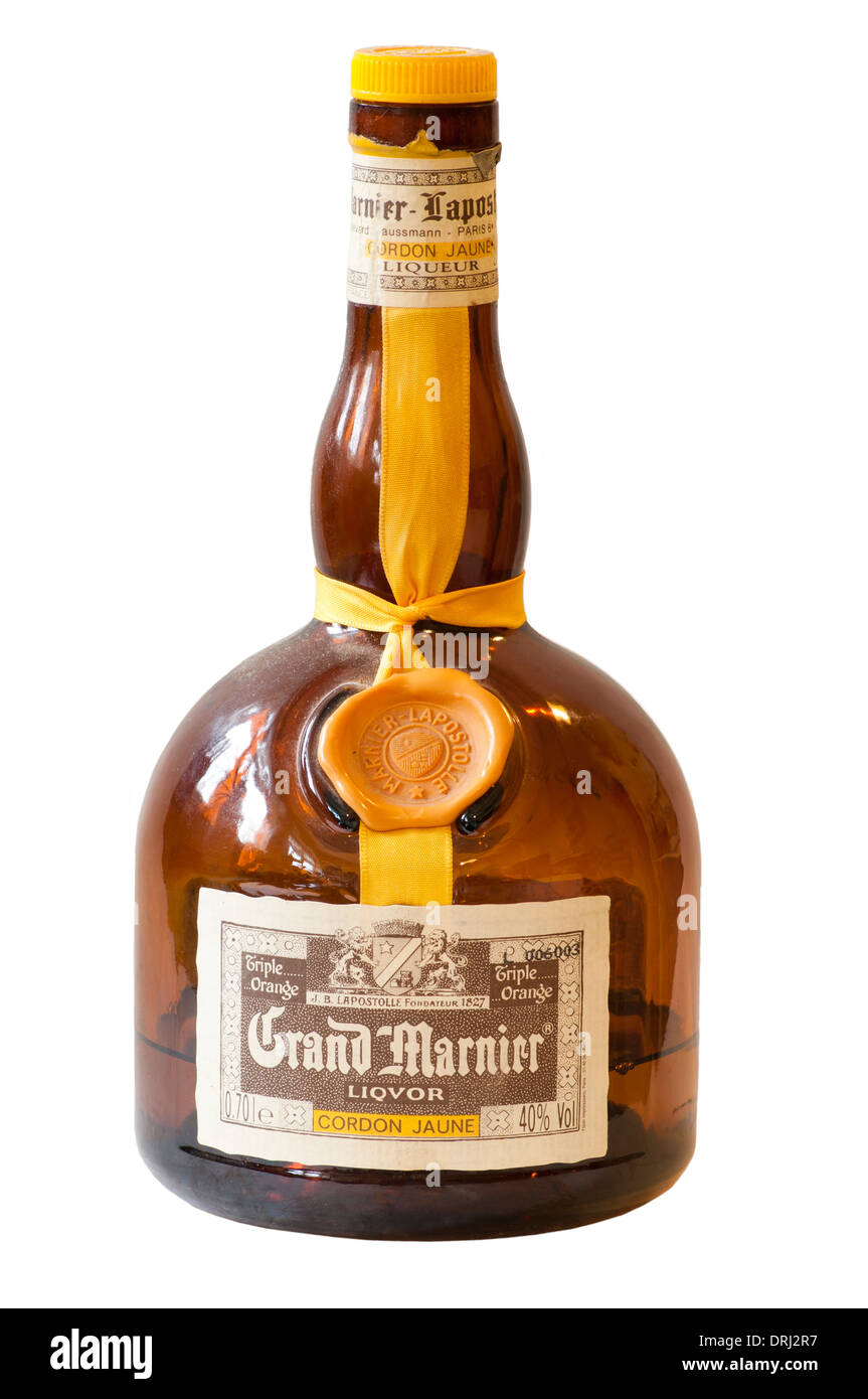 Bouteille de liqueur Grand Marnier Banque D'Images