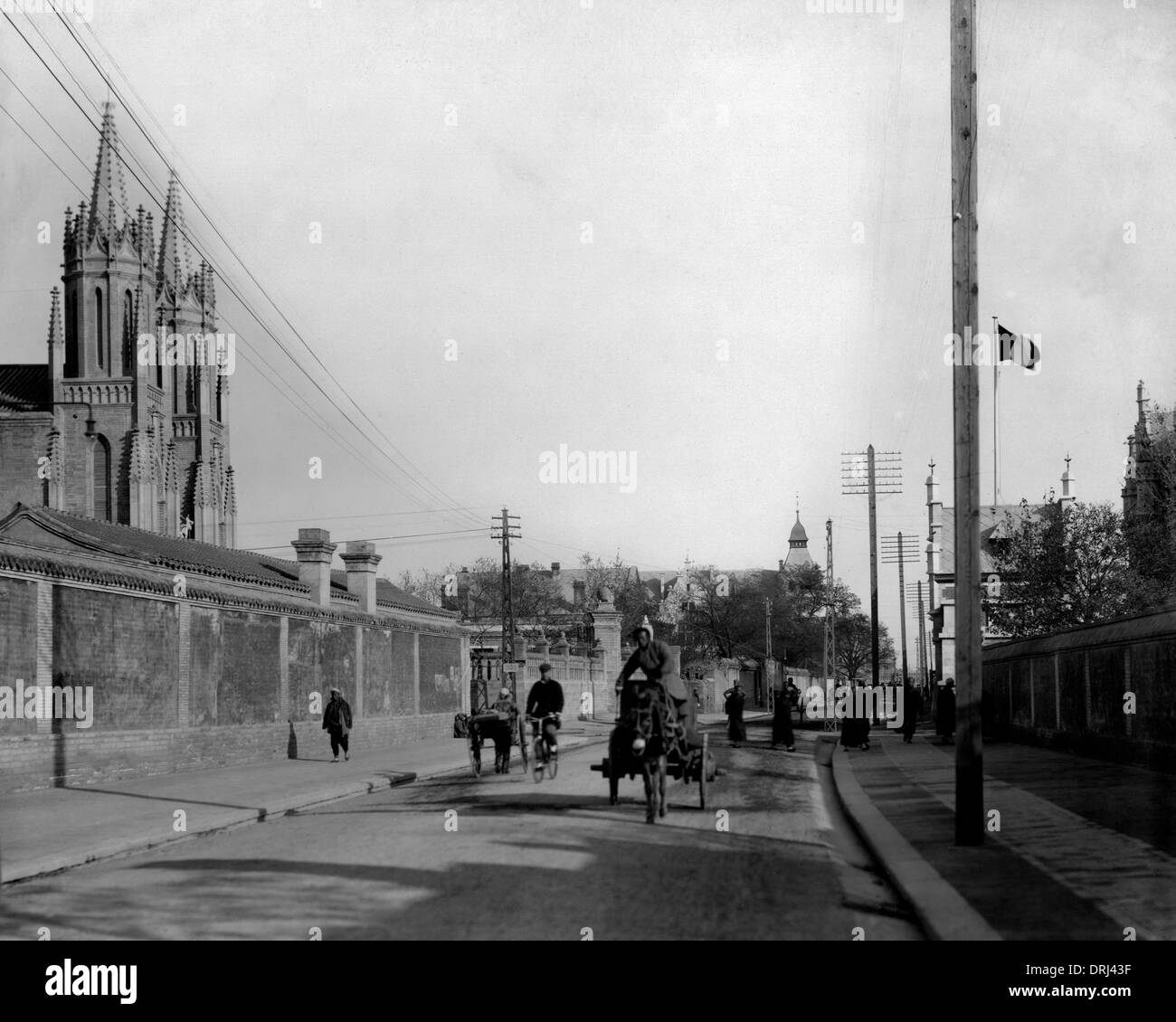 Quart de la légation, Pékin (Beijing), Chine Banque D'Images